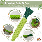 3PCS Green Woven Pet Chew Set, Dog Chew Accessories, Cat Interactive Chews - Image 4