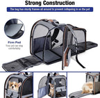 Lekebobor Large Cat Backpack Carrier Expandable Pet Carrier Backpack - Image 3