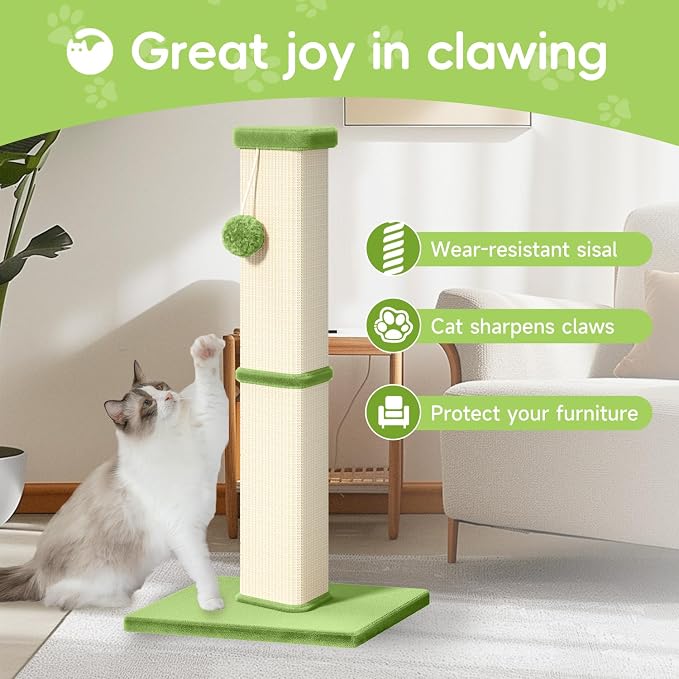 Cat Scratching Post, 32 Inch Tall Scratching Post - Image 2