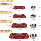 Hubulk Pet Dog Bowls 2 Stainless Steel Dog Bowl - Image 4