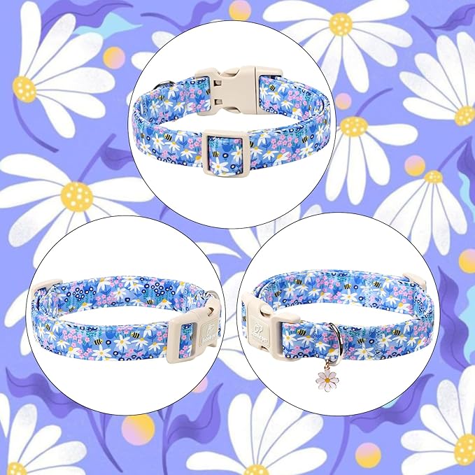 Floral Dog Collar for Medium Dogs - Image 7