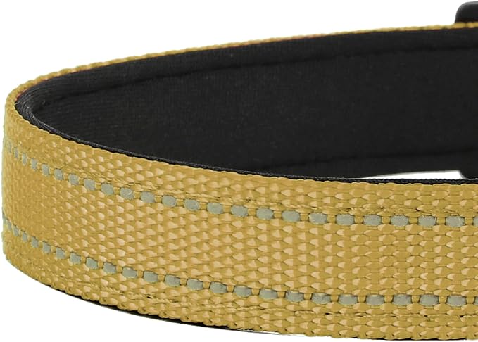 Reflective Dog Collar, Adjustable Soft Neoprene Padded Nylon Pet Collars - Image 5