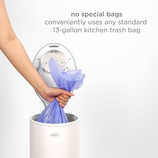Ubbi Steel Diaper Pail, Odor Locking, No Special Bag Required, Award-Winning - Image 4