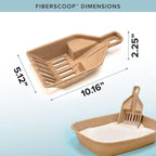 Kitty Sift FiberScoop Disposable Litter Scoop, Plastic-Free & Sustainable - Image 2