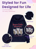 WELAKEN Sweatshirts for Girls Toddler & Kids II Little Girl's Pullover Tops - Image 4