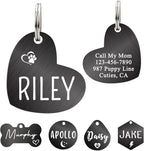 Ultra Joys Dog ID Tag, Custom Dog Tag Personalized Cat Tag, Pet ID Tag by UltraJoys