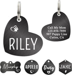 Ultra Joys Dog ID Tag, Custom Dog Tag Personalized Cat Tag, Pet ID Tag by UltraJoys