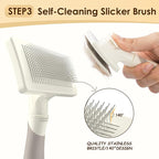 Professional Deshedding Dog Brush Grooming Kits, - Image 6