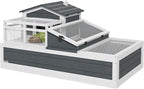 PawHut 3- Room Tortoise House Habitat by PawHut