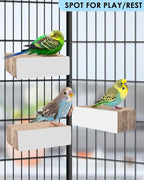KATUMO Conure Toys, 4.7 Inch Cockatiel Foraging Shredder Chewing Toys Parakeet - Image 4