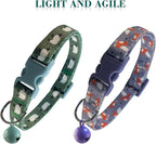 Yizepet Cat Collars, Breakaway Kitten Collar, Cute Kitty Collar in 2 Pack - Image 3