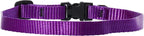 LupinePet Basics 1/2" Purple 10-16" Adjustable Collar - Image 2