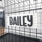 Personalized Crate Sign, Custom Dog Decor, Hanging Crate Sign, Personalized Pet - Image 2