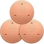 Mellbree 3-Pack Bird Bath Copper Disk, 0.6mm Reinforced 99.99% Pure Copper by Mellbree