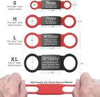 Anavia Slide On Silent Pet ID Tags, S/M/L/XL Personalized Black Stainless Steel - Image 2
