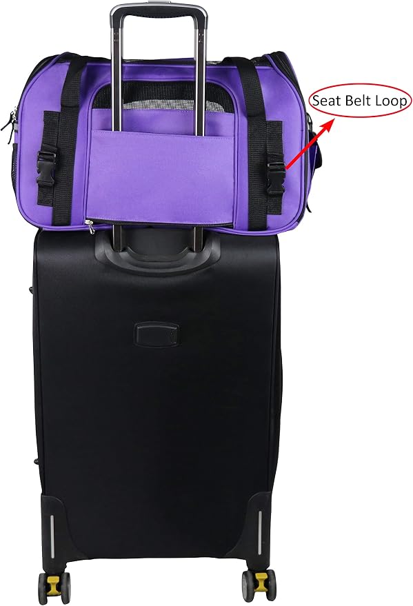 EliteField Soft Pet Carrier Soft Sided Dog Puppy Cat Carrier Travel Bag - Image 5