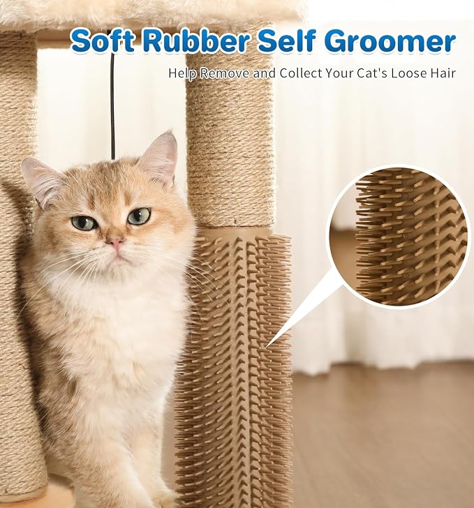 Made4Pets Cat Scratching Post, Cat Self Groomer - Image 7