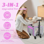 Rolling Pet Carrier with Detachable Wheels - Image 7