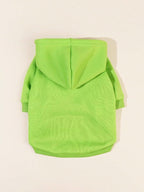 QWINEE Basic Dog Hoodie Sweatshirt Puppy Sweater Warm Cat Costumes Pet Clothes - Image 5