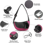 FDJASGY Pet Sling Carrier for Small Dogs Cats, Breathable Mesh Travelling Hand - Image 3