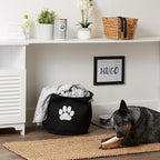 Bone Dry Pet Storage Collection Collapsible Bin, Medium Round - Image 5