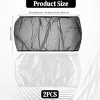 2PCS Adjustable Bird Cage Cover, Bird Cage Seed Catcher, Large Birdcage Cover - Image 2