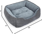 MIXJOY Dog Beds for Medium Dogs Washable, Rectangle Pet Bed Medium Size Dog - Image 8