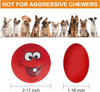 Dog Toy Squeaky Dog Toys Funny Face Chewing Latex Rubber Soft Fetch Play - Image 2