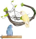 PINVNBY 2 PCS Bendable Bird Perches Simulation Branch Parrot Perch Stand by PINVNBY