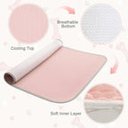 Summer Dog Cooling Mat Washable Ice Silk Self Cool Pad - Image 5