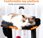 Heybly Cat Tree, 39.4 Inches Gothic Tower Condo - Image 3