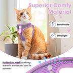 Cat Harness and Leash Set for Walking Escape Proof, Soft Adjustable Kitten - Image 3