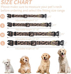 QQPETS Adjustable Soft Dog Collar: Print Flower Pink Multicolor Cute Patterns - Image 6
