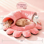 Cat Tunnel Bed with 20 Cat Toys, Collapsible Play Tunnel - Image 6