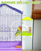 BNOSDM No Mess Automatic Bird Feeder Anti-Splash Bird Feeder Acrylic - Image 3