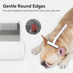 aumuca Pet Deshedding Tools for Short Haired Cats & Dogs, Dematting Deshedding - Image 4