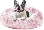 JOLLYVOGUE Calming Dog Bed Medium Size Dog, Anti-Anxiety Donut Medium Pet Bed by JOLLYVOGUE