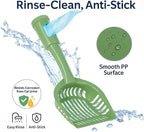 2-in-1 Pooper Scooper with Bag Attachment, Cat Litter Shovel Scoop with Bag - Image 4