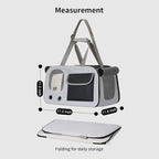 Cat, Dog Carrier for Pets up to 15 lbs, Soft-Sided Collapsible Pet Carrier - Image 7