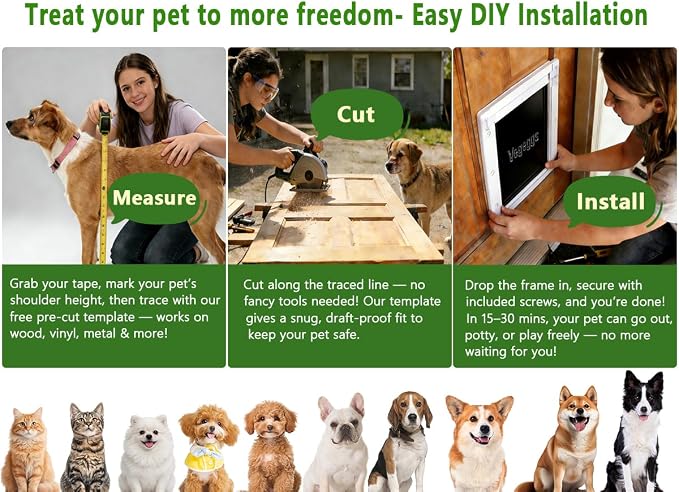 Dog Door Doggy Door Easy Install - Image 8