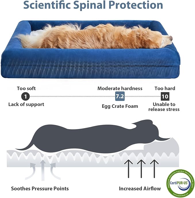 WNPETHOME XXL Extra Large Dog Bed, Washable Dog Couch - Image 3