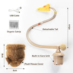 Migipaws Interactive MigiMouse Cat Toy 360° Rolling & Spin - Image 7