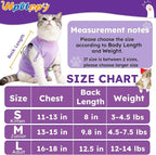Cat Recovery Suit for Abdominal Wounds or Skin Diseases, Kitten Onesie for Cats - Image 2
