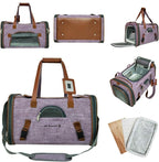Mr. Peanut's Airline Approved Soft Sided Pet Carrier, Low Profile Gold Series - Image 4