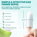 Wider Ear Cleaner Finger Wipes 60 Counts, Dog Ear Cleaner, Grooming Kit Care - Image 5