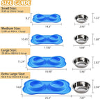 Hubulk Pet Dog Bowls 2 Stainless Steel Dog Bowl - Image 4