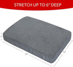 Dog Bed Covers 2 Pack Soft Plush Replacement Washable, Waterproof Pet Mattress - Image 6