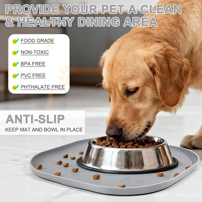 Small Silicone Pet Food Mat - Image 3