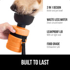 GORILLA GRIP Dog Water Bottle, Portable Water Bowl Dispenser - Image 2