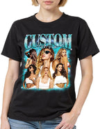 Custom Bootleg Rapper Graphic Tees Shirt – Retro 90s Vintage Style, by GLOXO